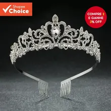 Coroa de Noiva com Strass Choice